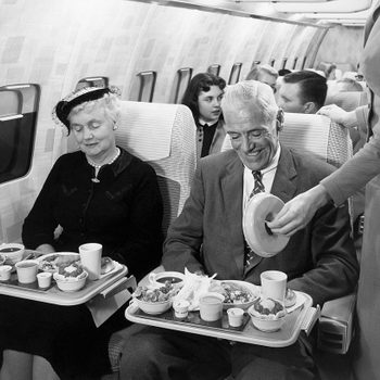 Passengers Inside 707 Stratoliner Mock-up