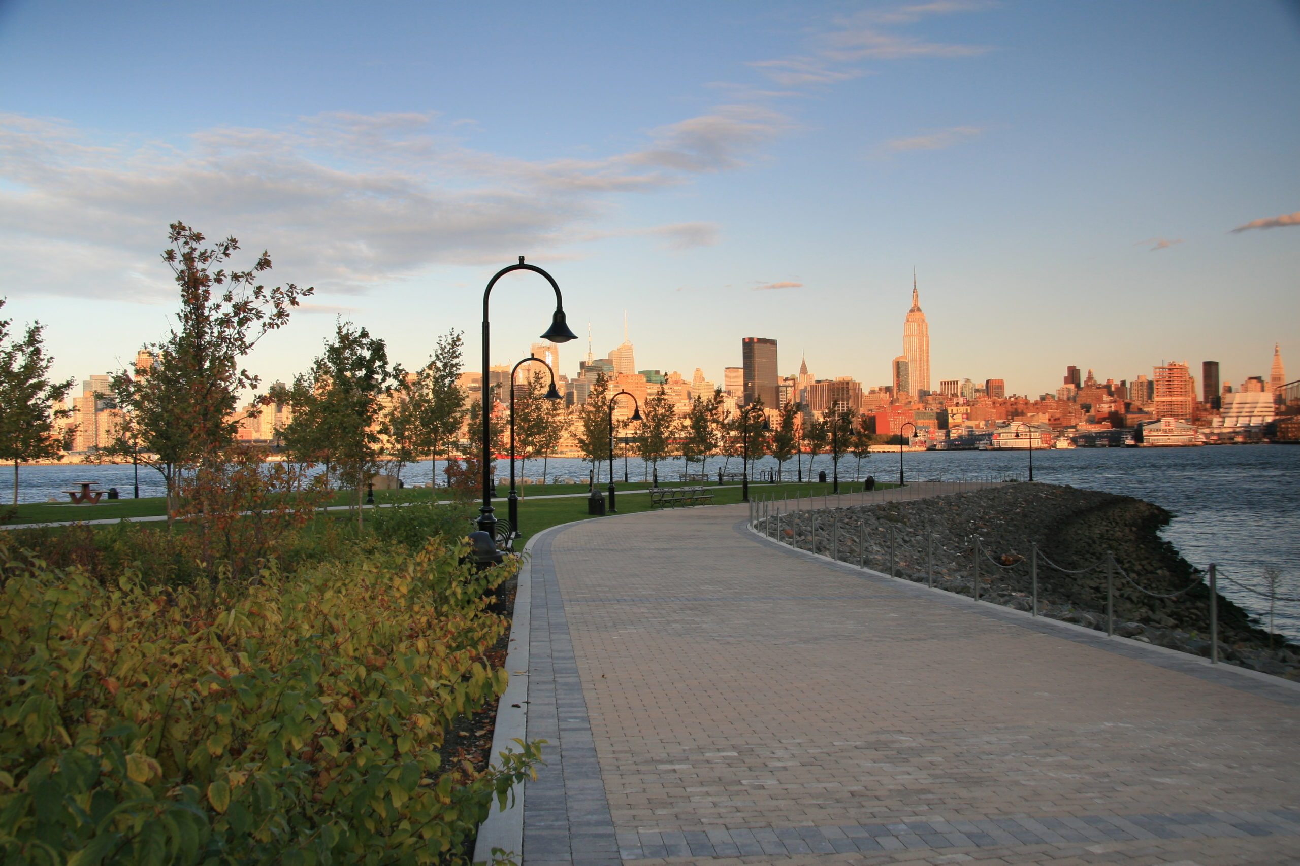 View of NYC Skyline at Dusk