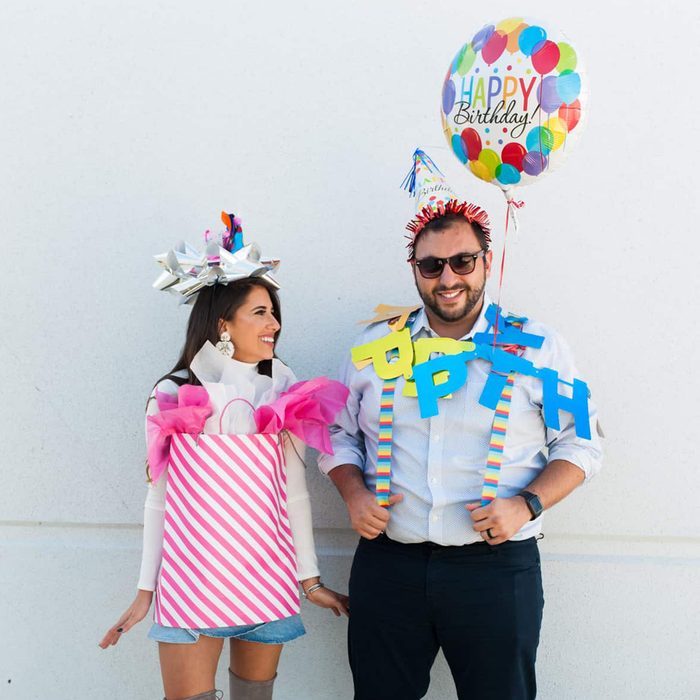 Gift Bag And Birthday Boy Halloween Costume