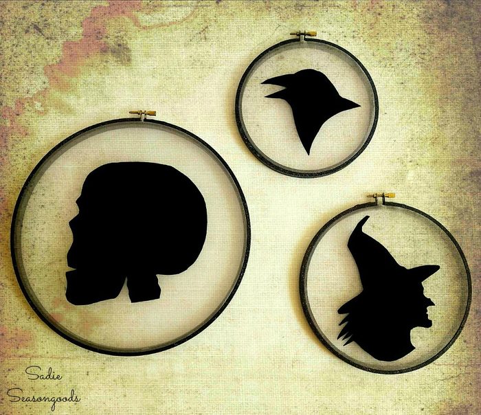 halloween silhouette craft