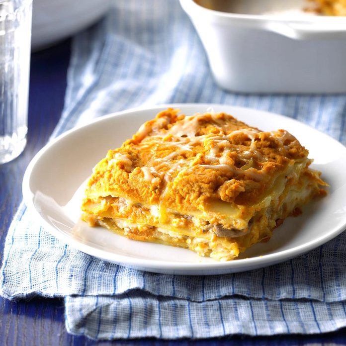 Pumpkin lasagna