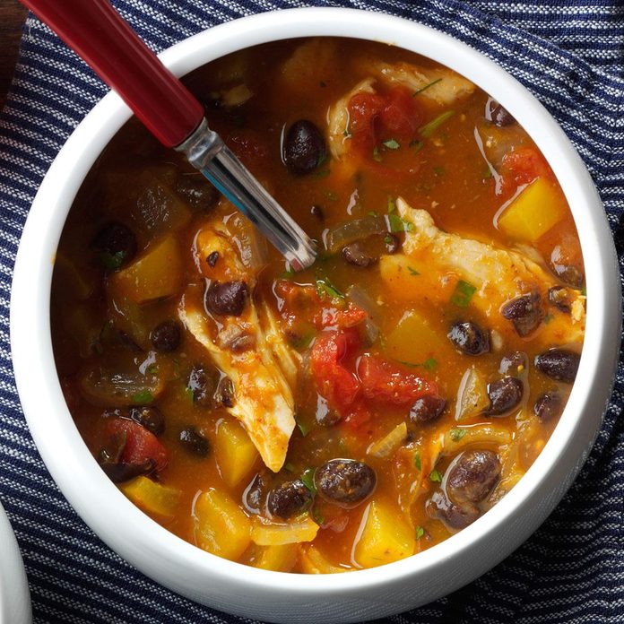Black bean and pumpkin chili