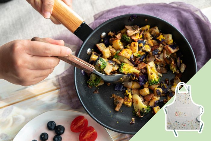 Your hands while cooking