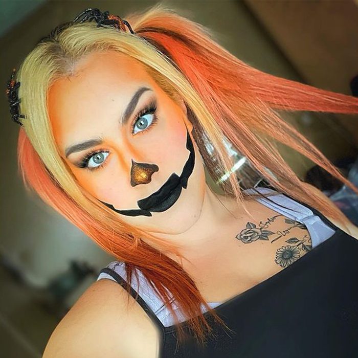 Jack O Lantern Halloween Makeup