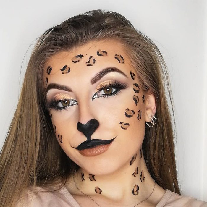 Leopard Halloween Makeup