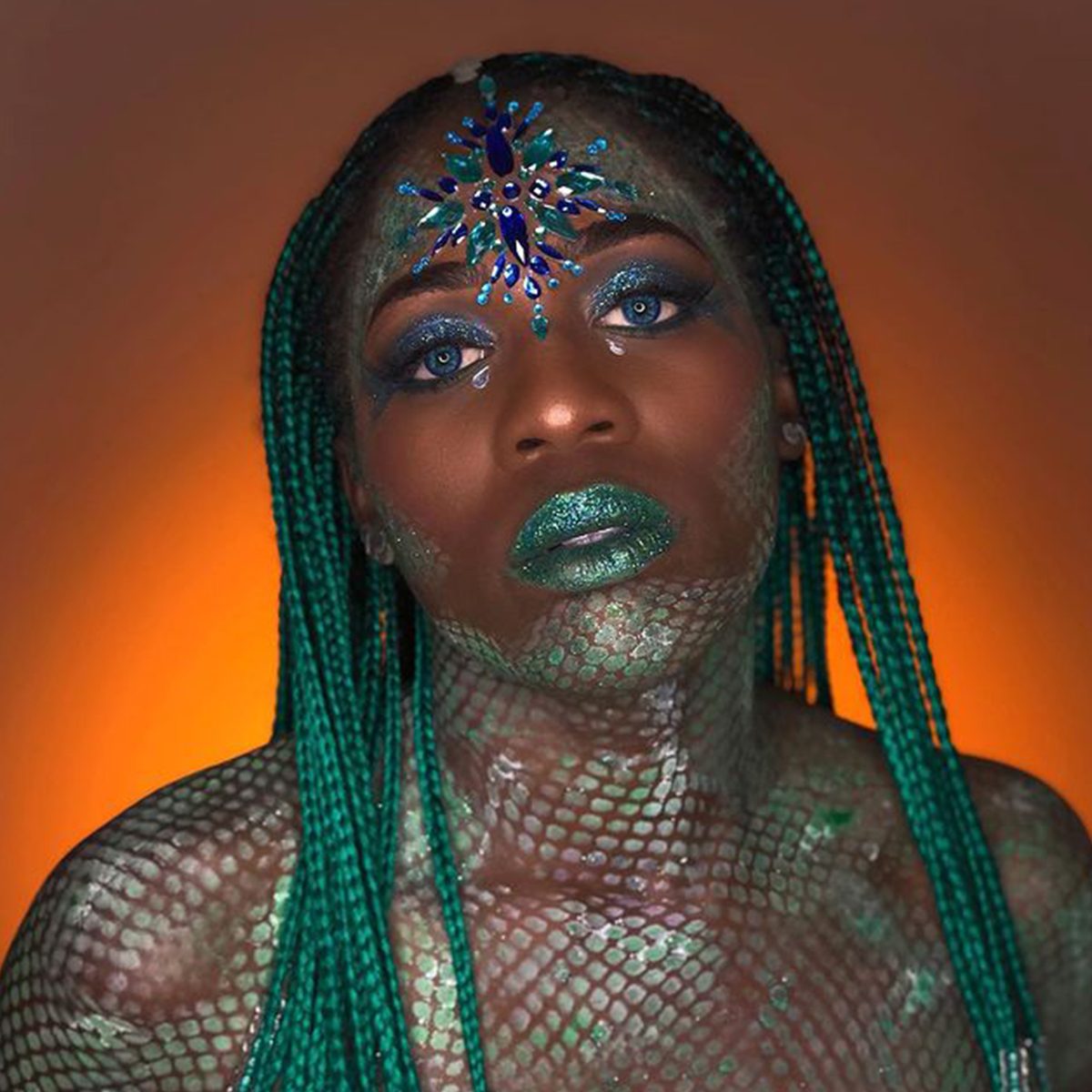 Mermaid Halloween Makeup