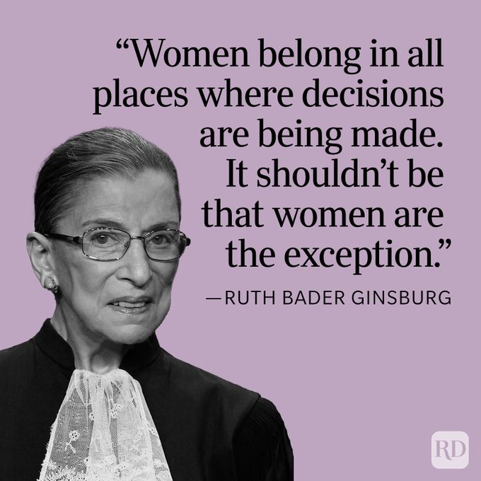 Ruth Bader Ginsburg All Places Where Decisions Are Being Made Quote