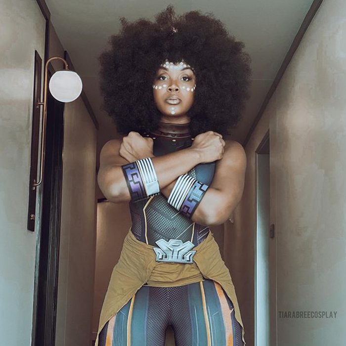 Shuri From Blank Panther Halloween Makeup