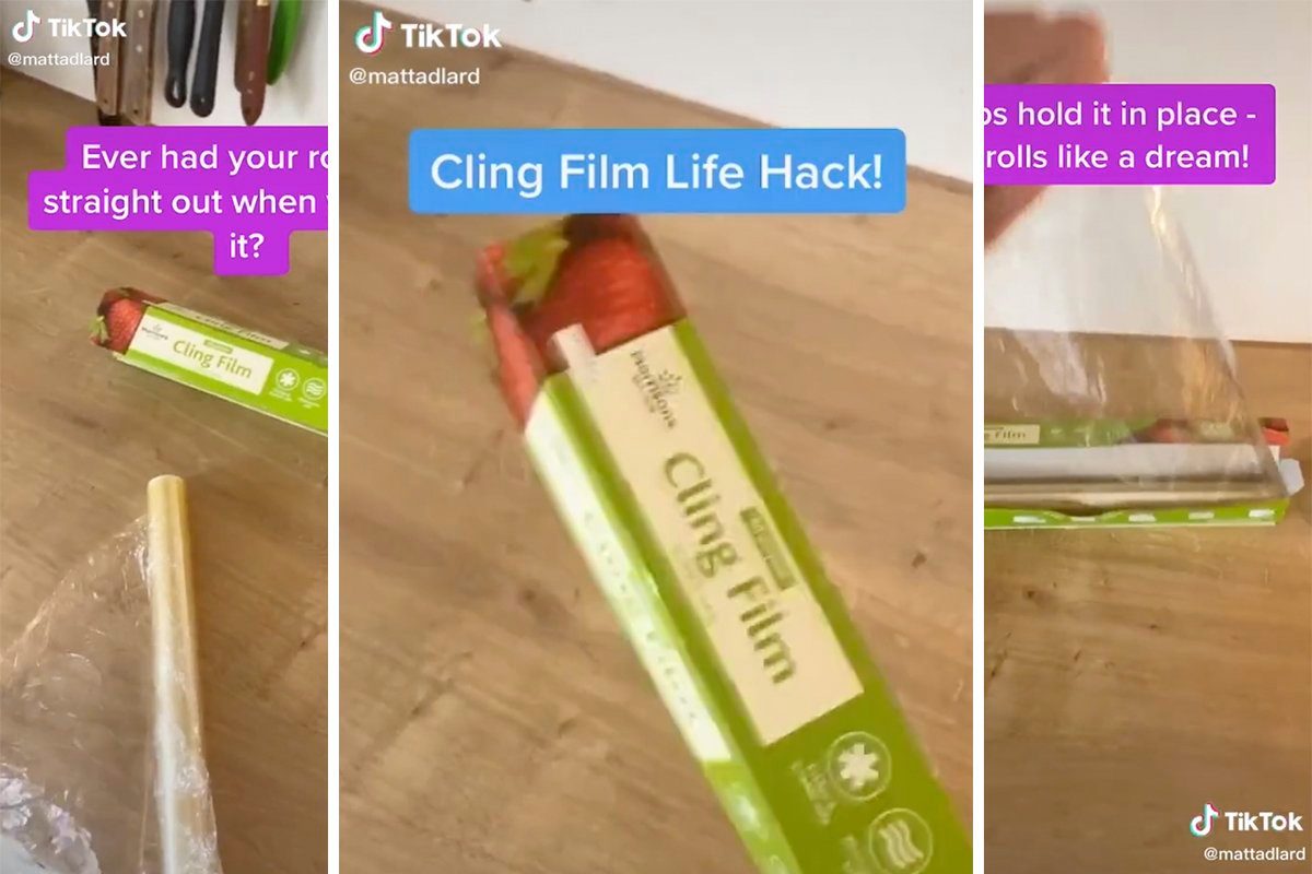 This Viral Video Shows You the Right Way to Use Cling Wrap