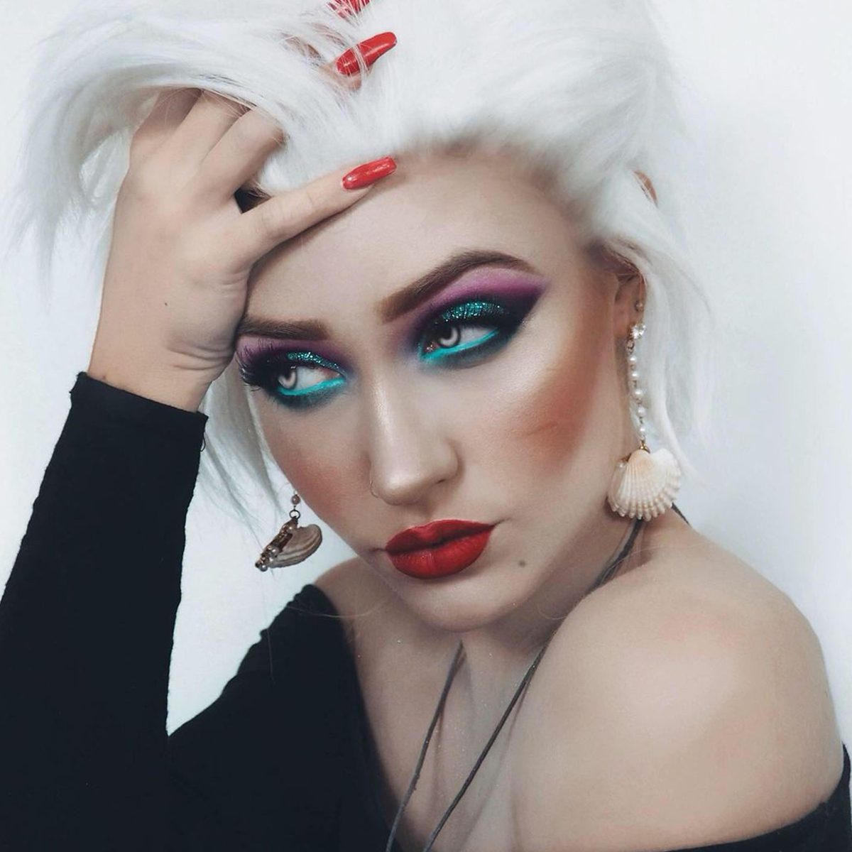 Ursula From The Little Mermaid Halloween Makeup