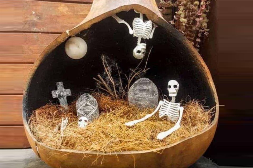 Fairy graveyard centerpiece