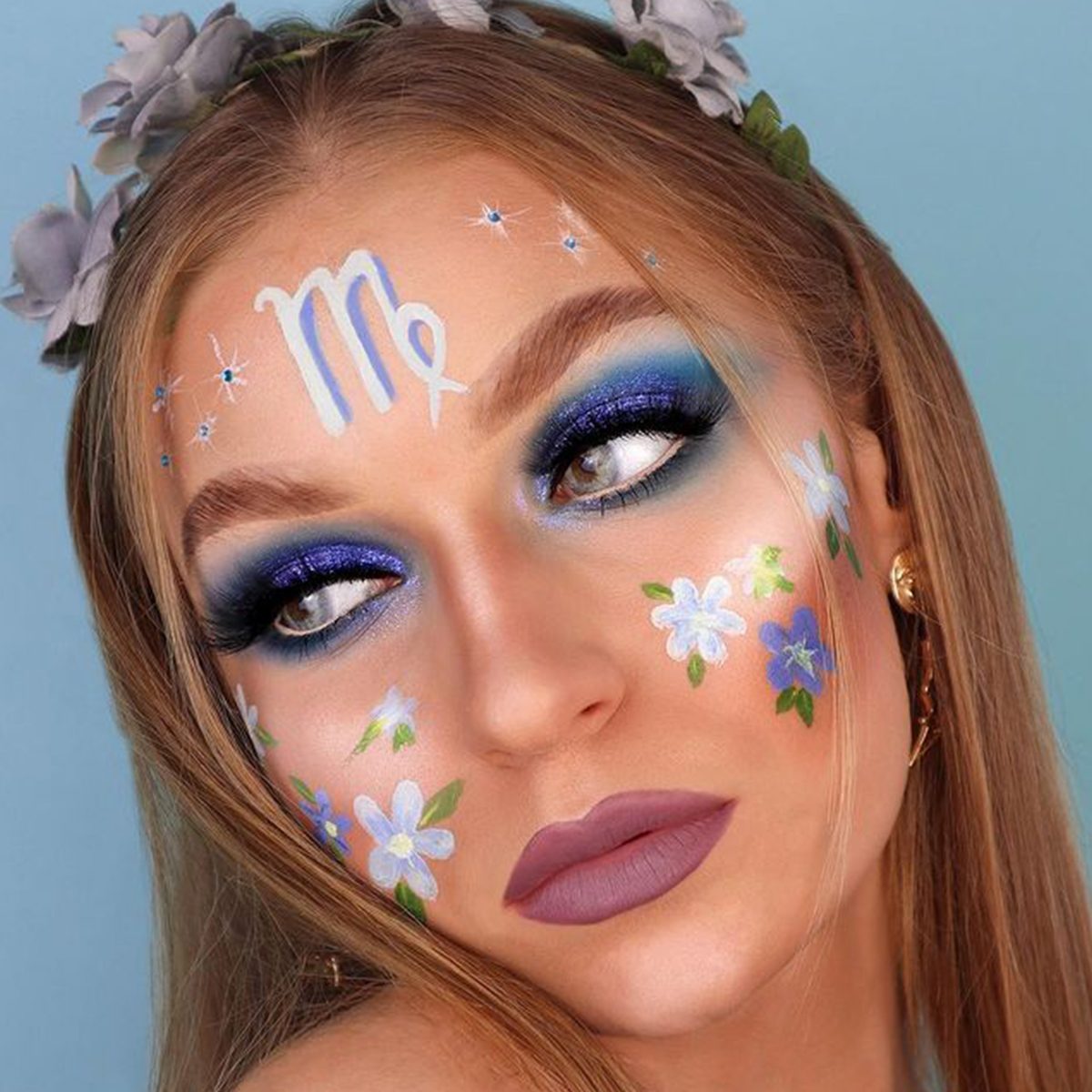 Zodiac Sign Halloween Makeup