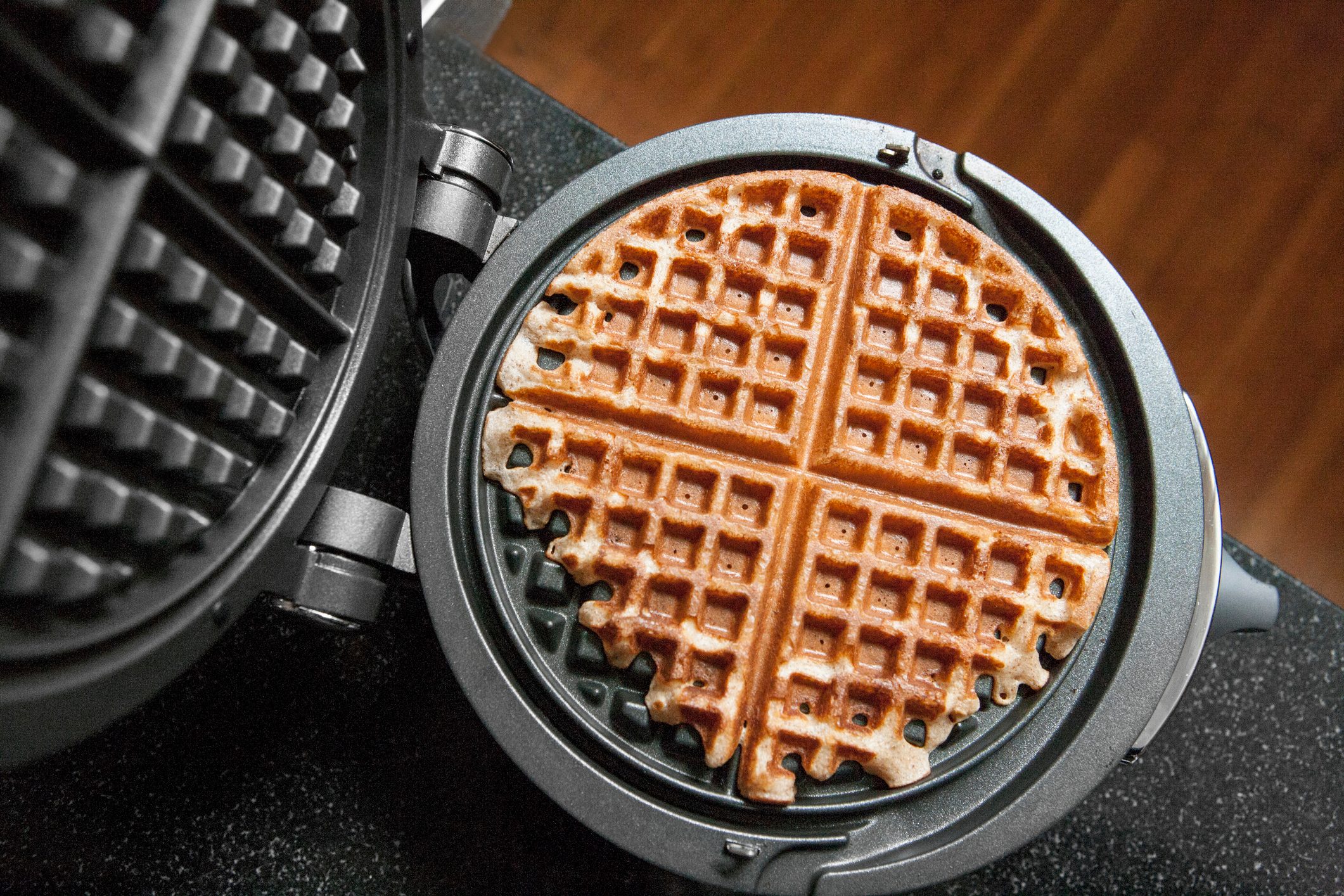 Waffle and Waffle Iron