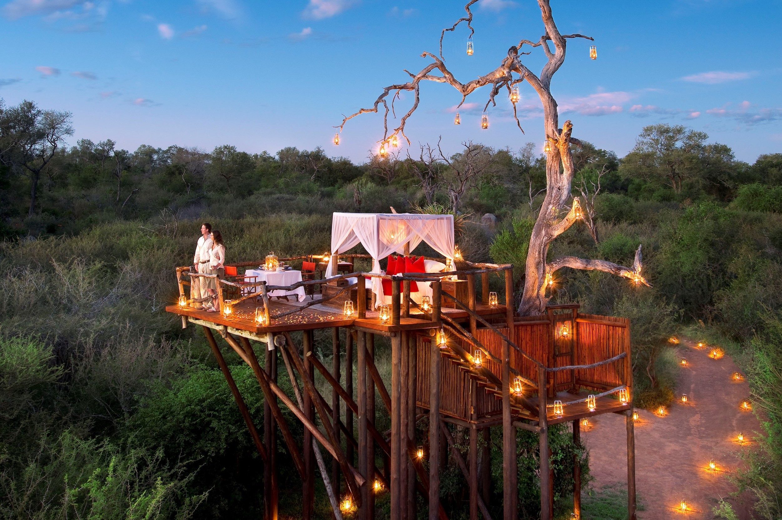 lion sands private game reserve tree house hotels