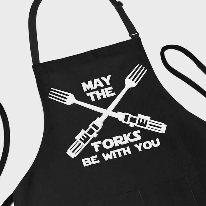 May The Forks Be With You Apron