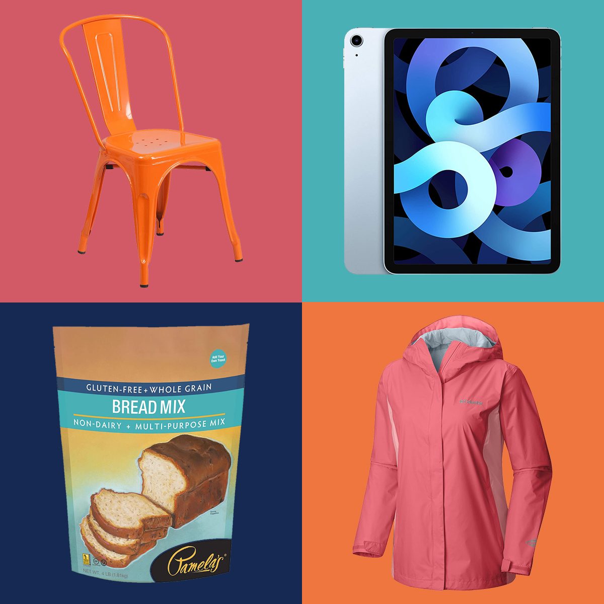 Amazon Best Seller Products on color block background