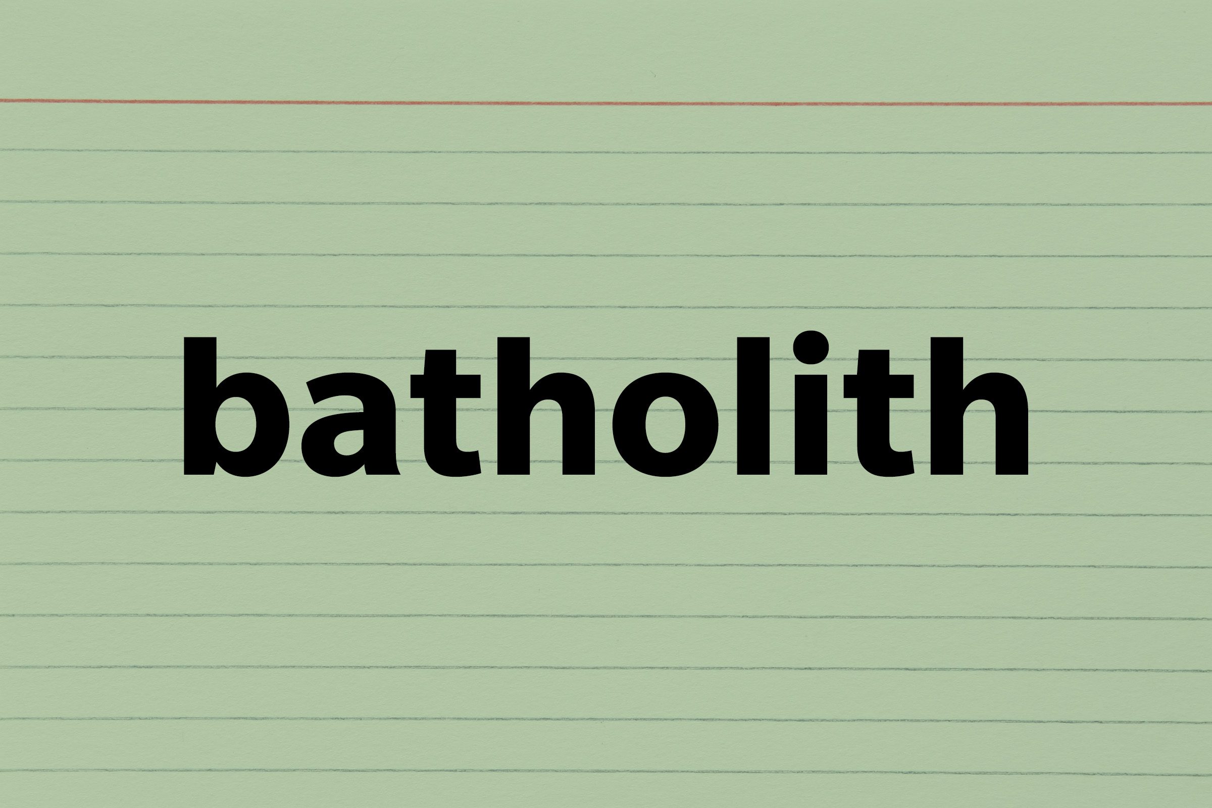 Batholith