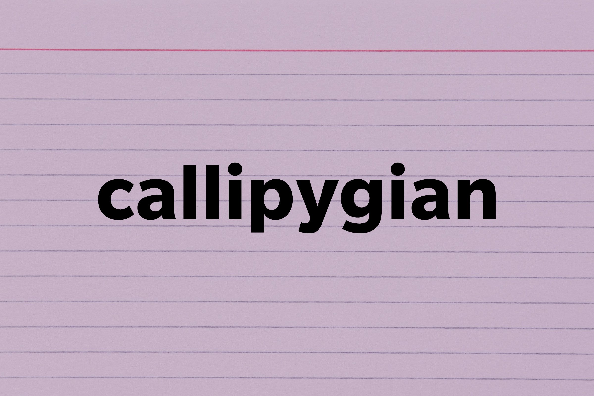 Callipygian