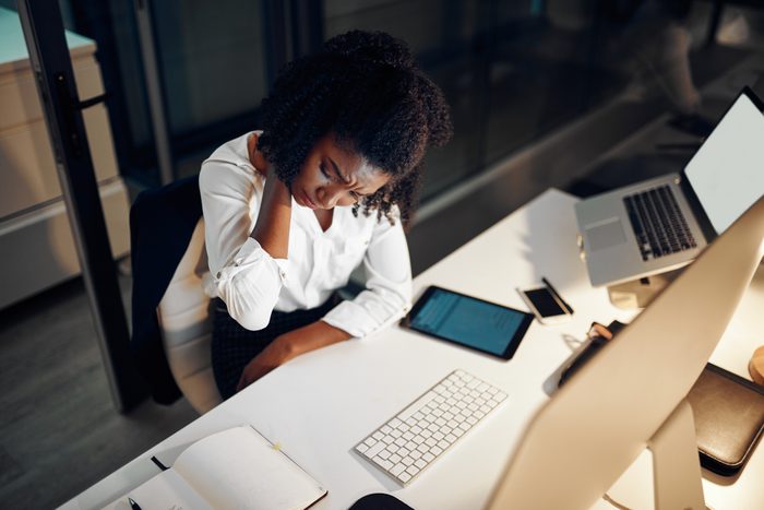 I've been hunched here for way too long