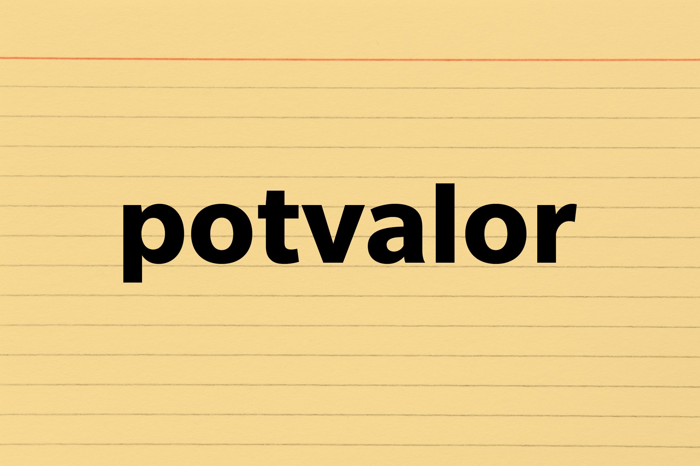 Potvalor