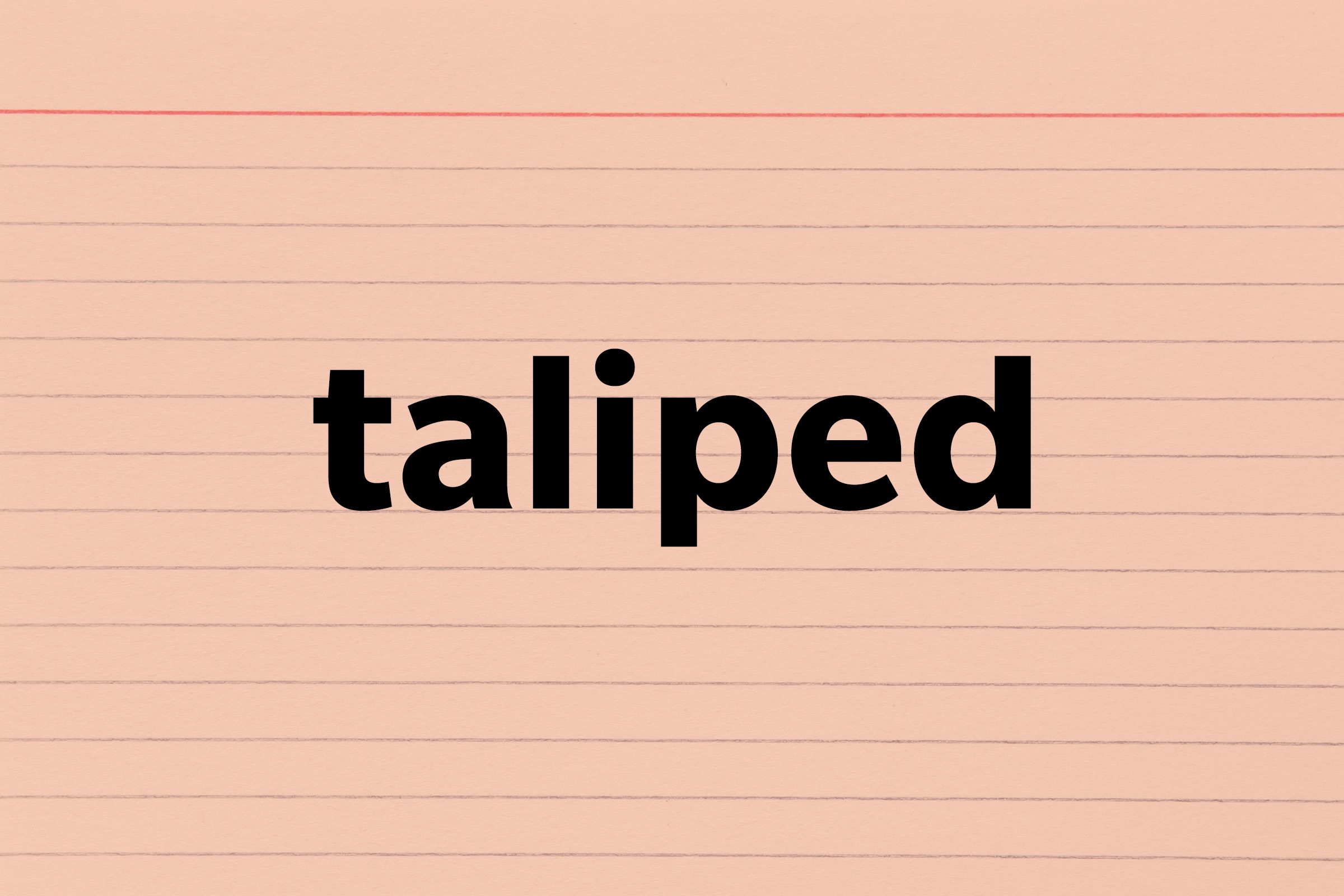 Taliped