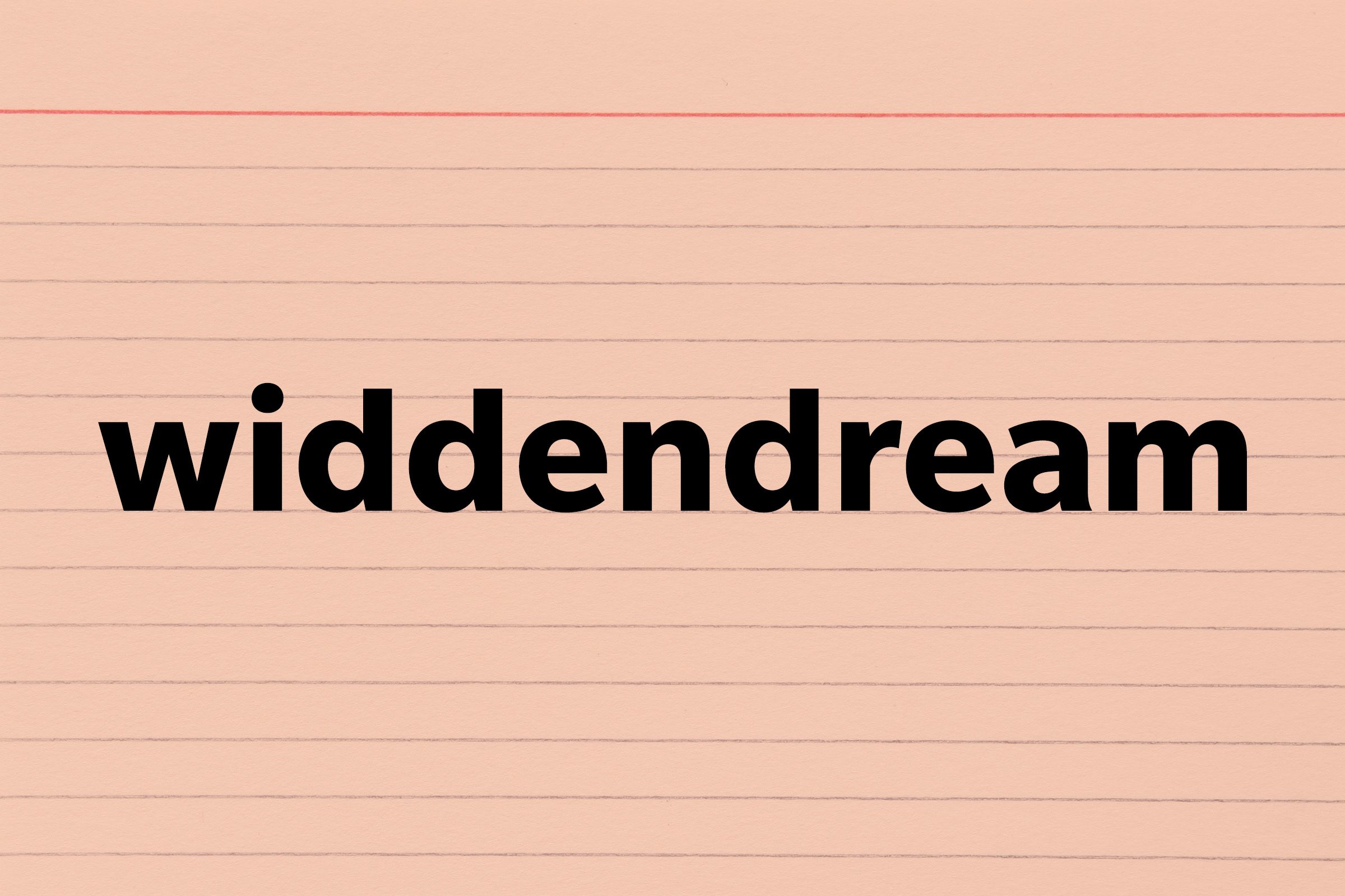 Widdendream