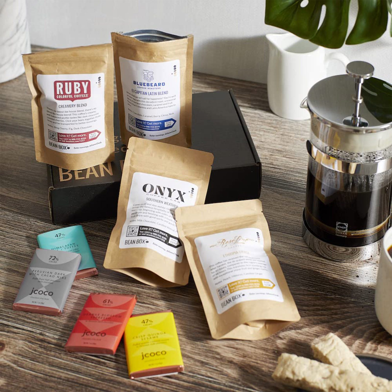 Beanbox Coffee + Chocolate Tasting Box Via Beanbox