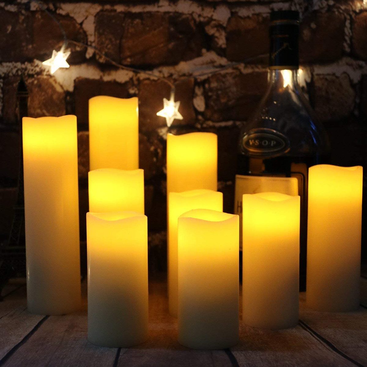 Flameless Pillar Candles