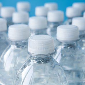 Bottles of mineral water