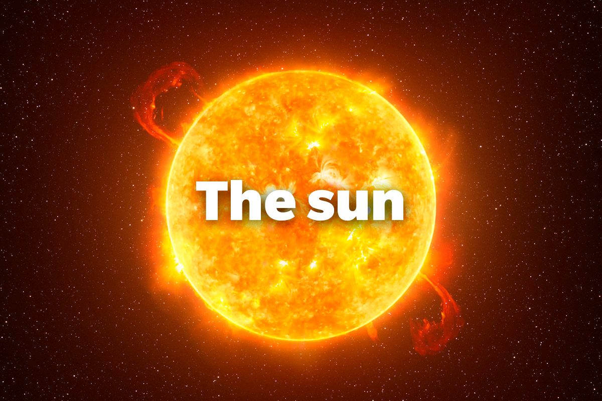 The sun