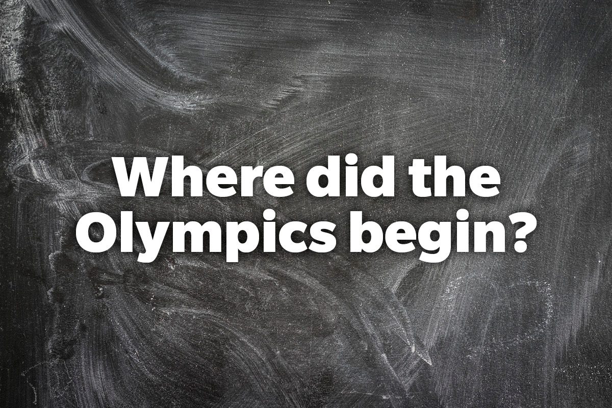 Where did the Olympics begin?