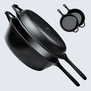 Cast Iron 2-In-1 Multi Cooker