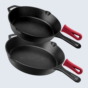 Cast Iron Skillet 2-Piece Set