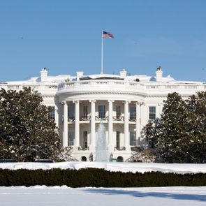 White House, winter