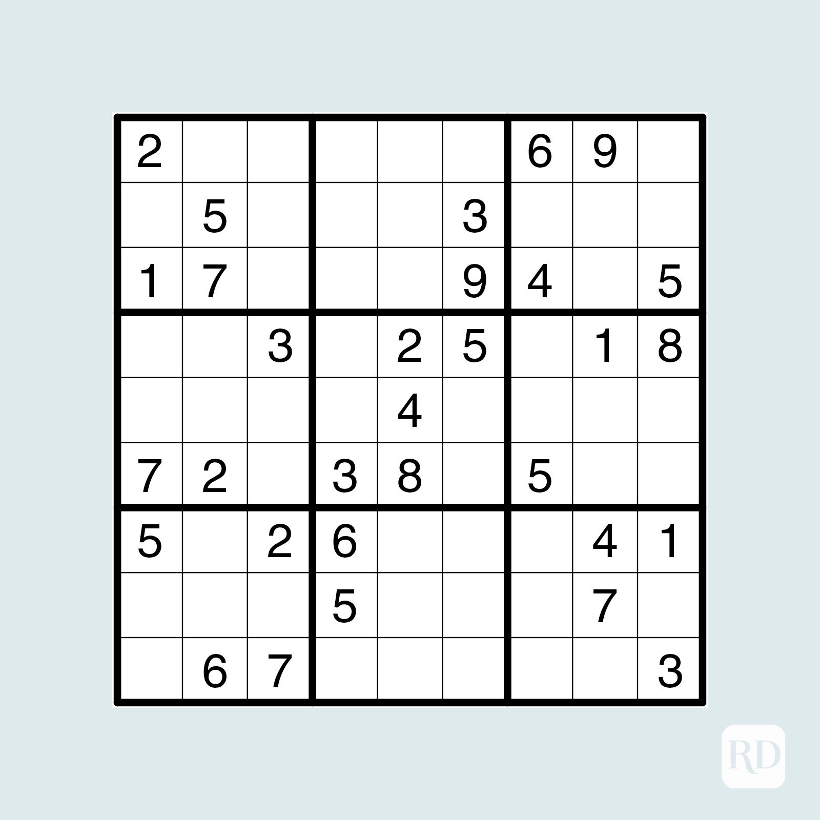 Medium sudoku puzzle