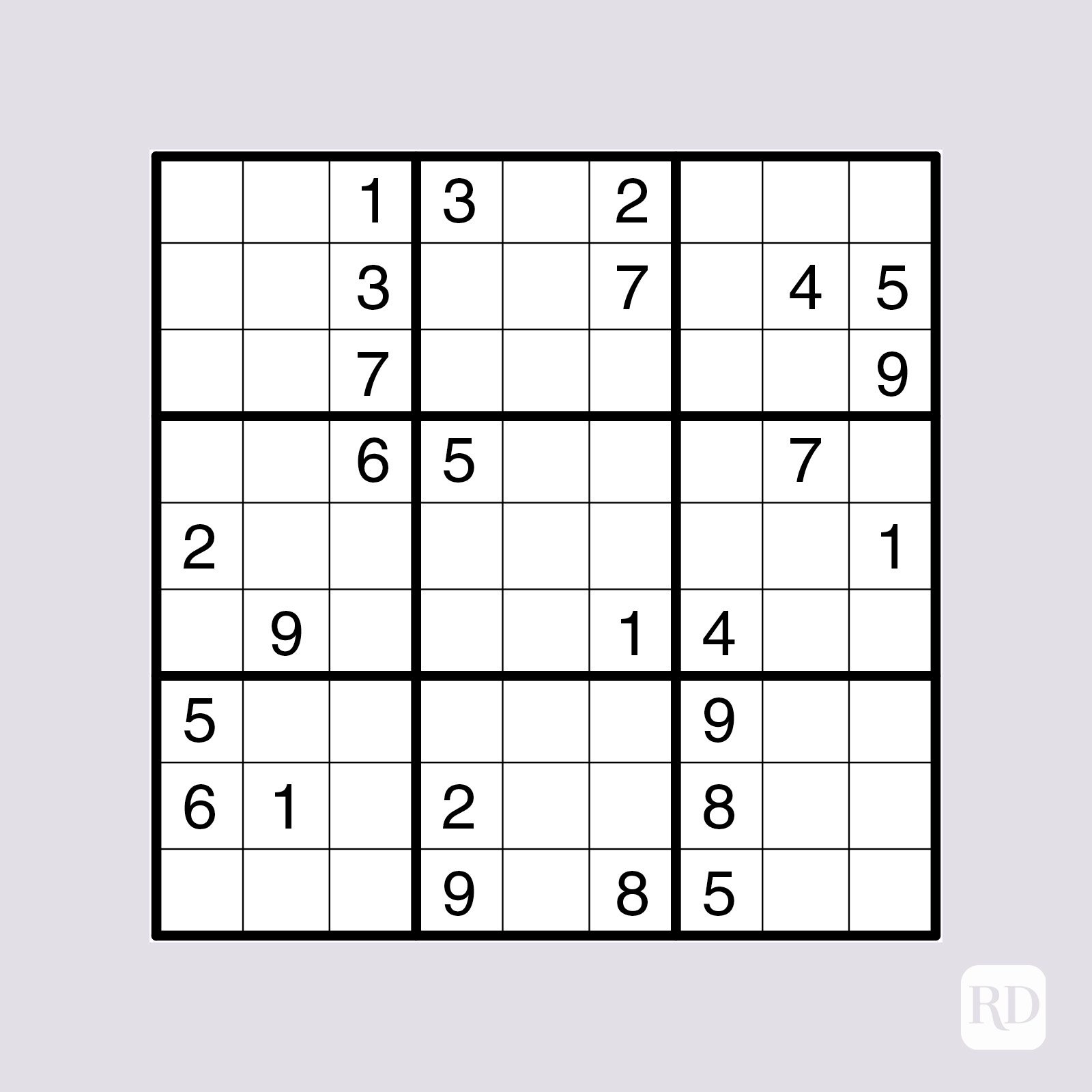 Hard sudoku puzzle