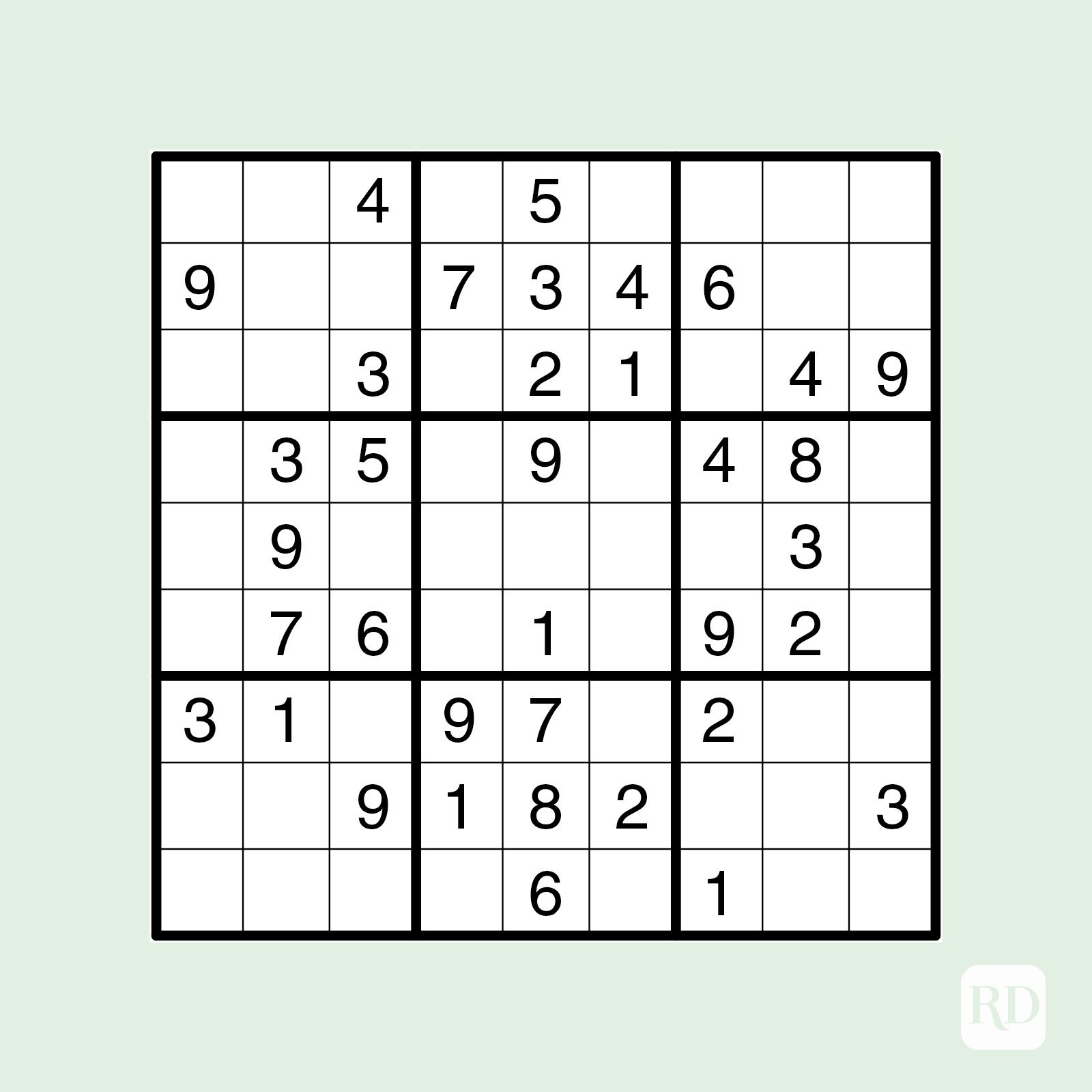 Easy sudoku puzzle