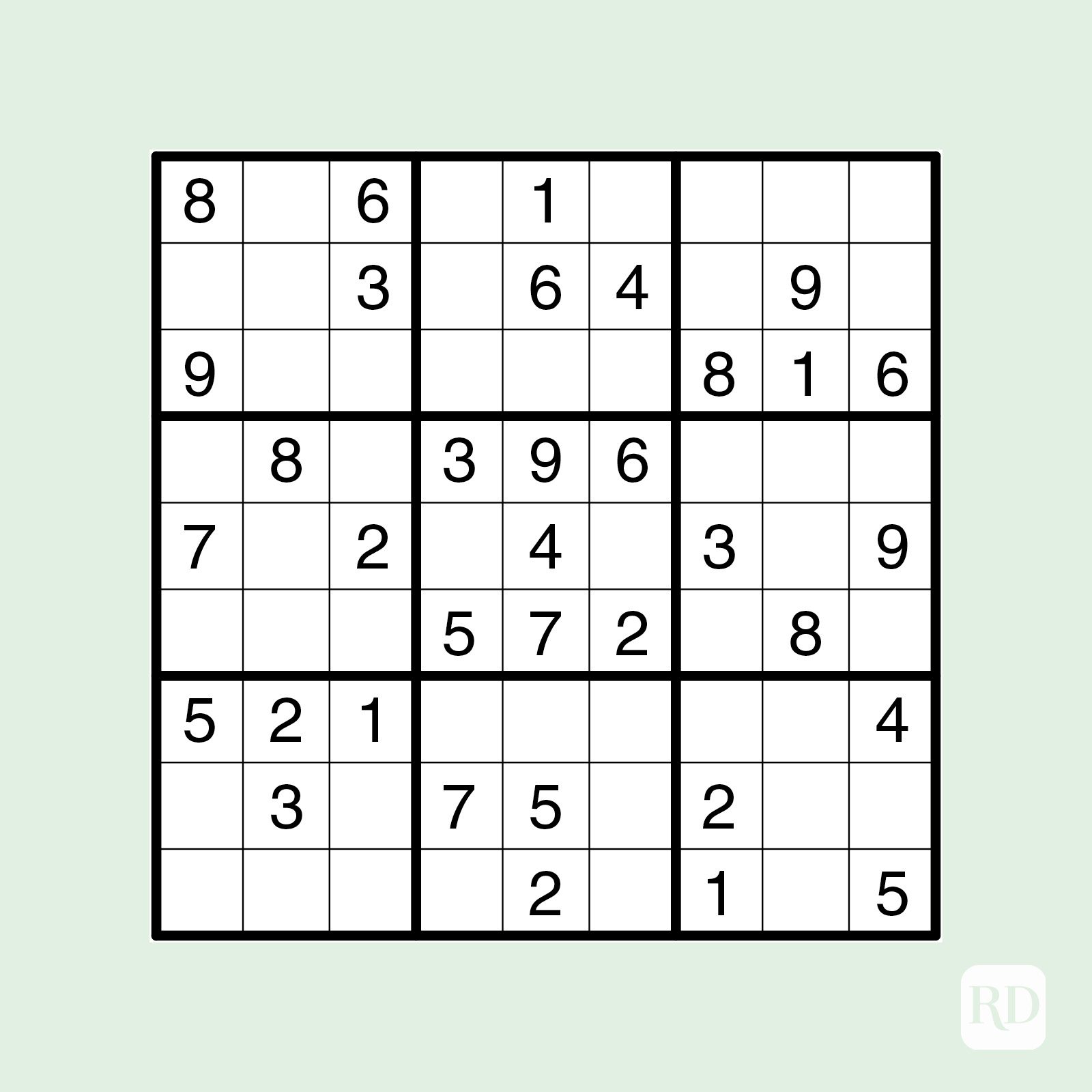 Easy sudoku puzzle