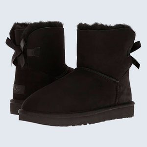 UGG Mini Bailey Bow II boots in black