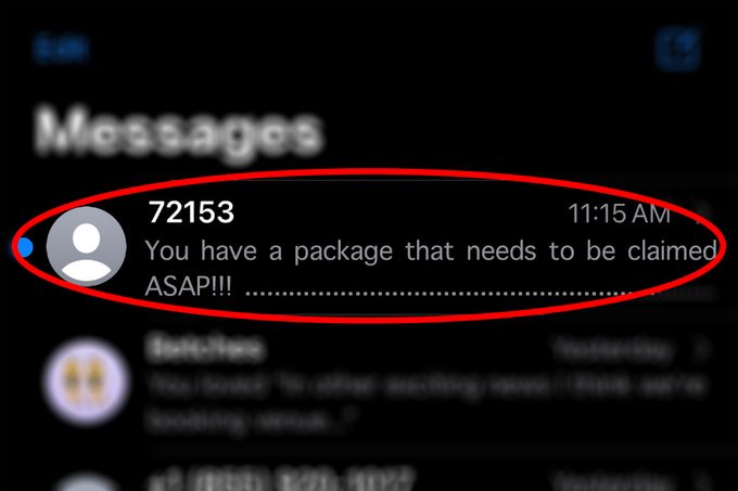 Spam Text In Messages