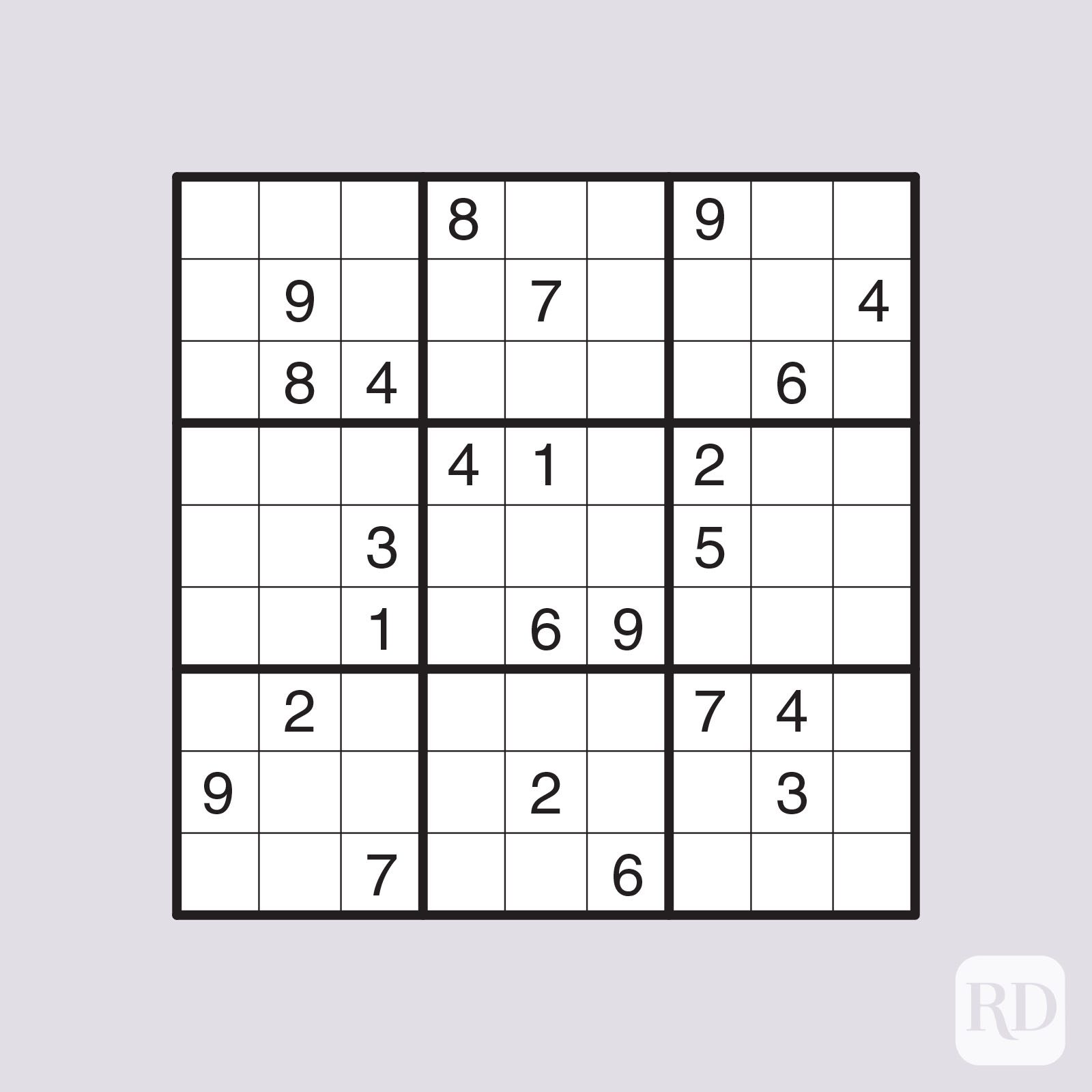 Very hard Sudoku puzzle