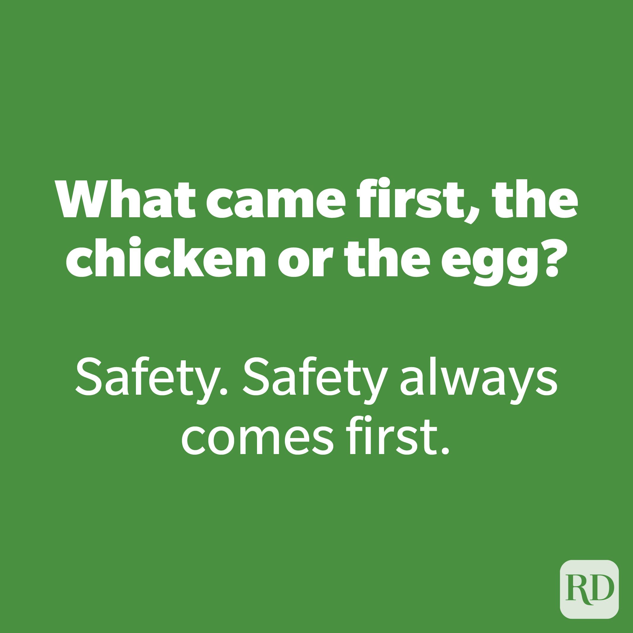 What came first, the chicken or the egg?