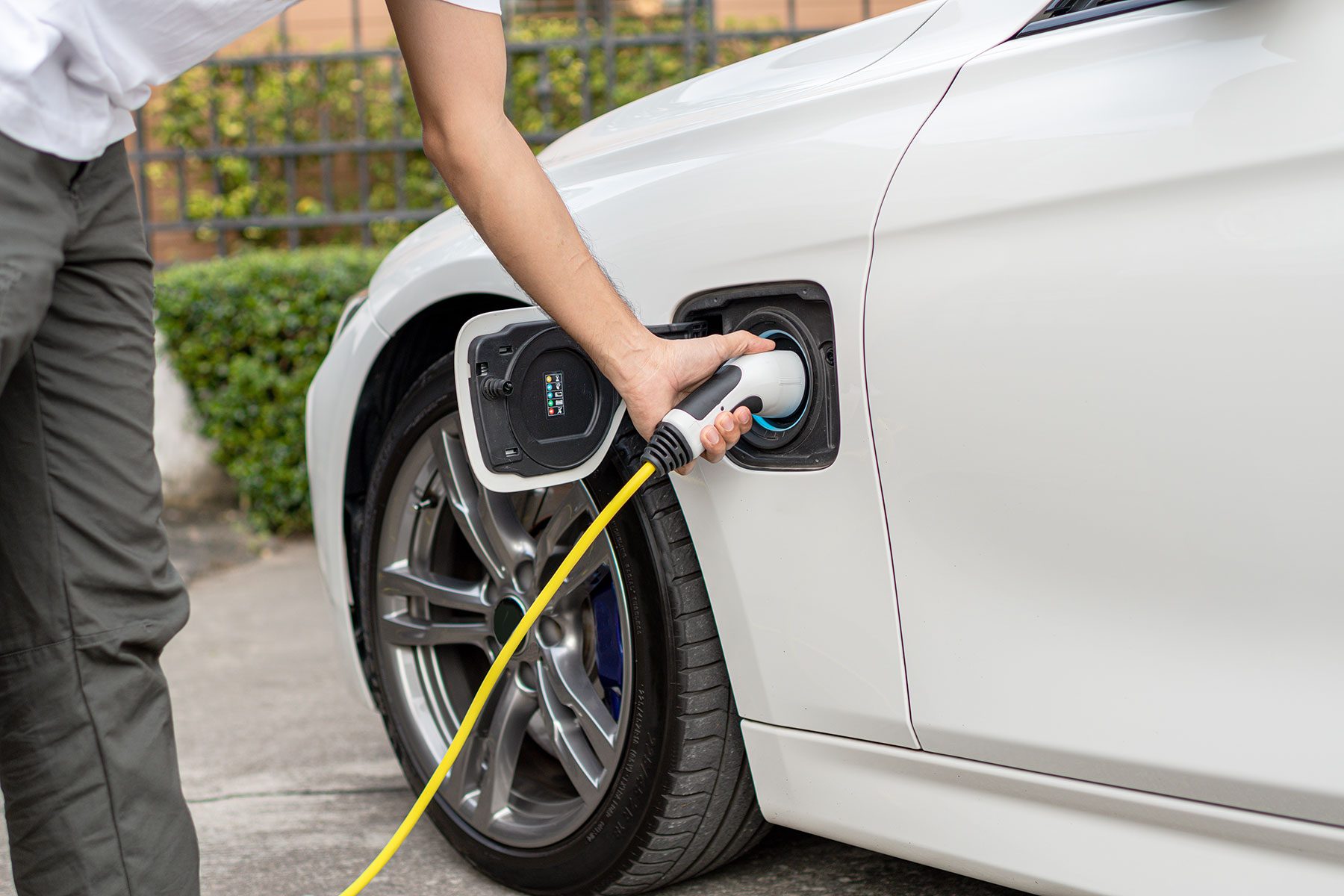 Charging Electric Car