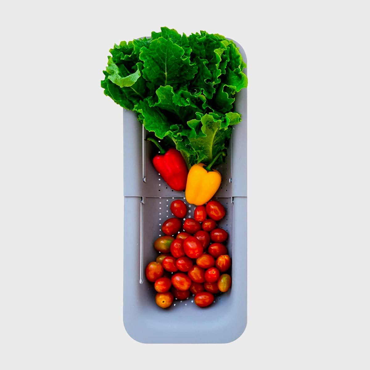 Blue Ginkgo Over The Sink Colander