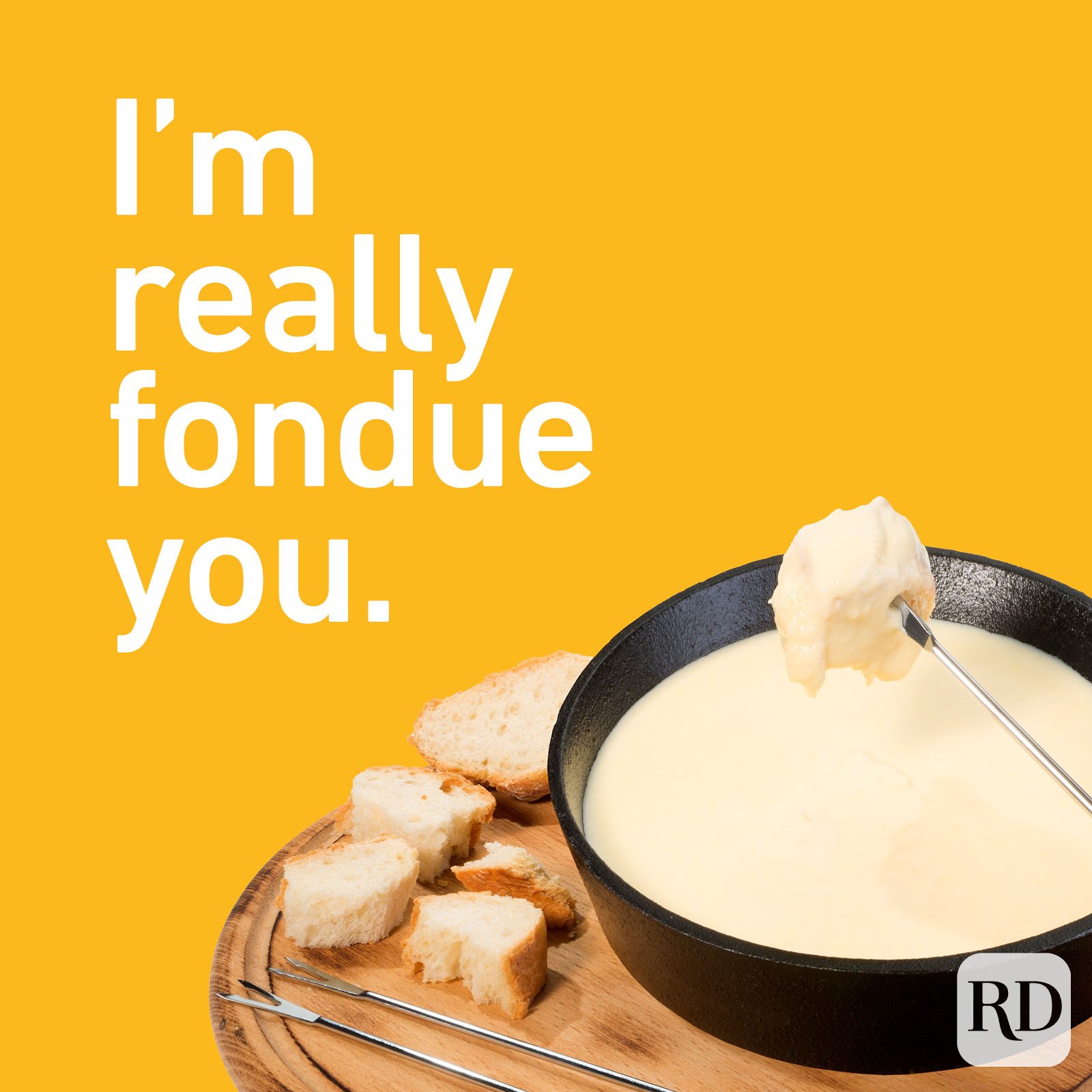 I’m really fondue you.