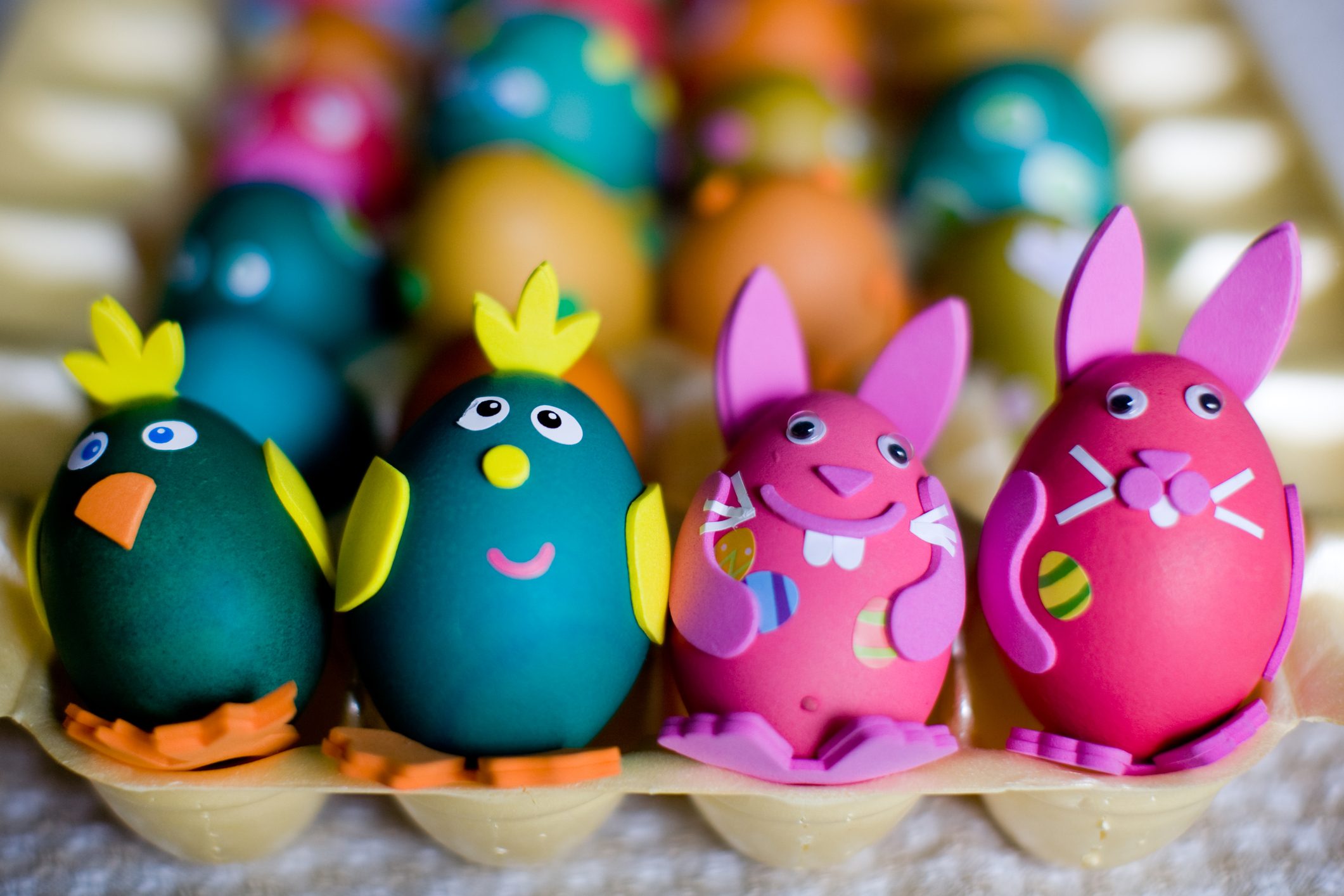 Decorated Easter eggs