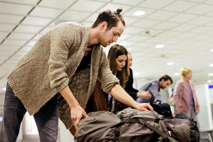 Traveller At Baggage Claim