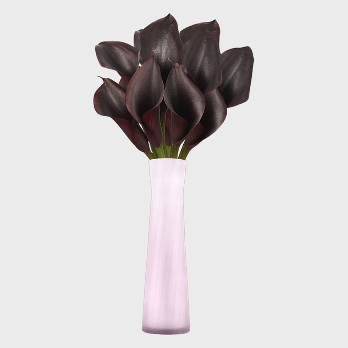 Global Rose Dark Purple Calla Lilies