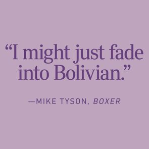 Mike Tyson Malapropism Example text