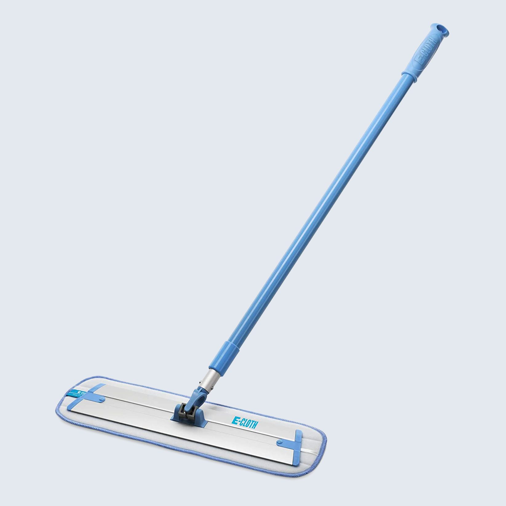 E-Cloth Deep Clean Mop – European Microfiber Damp Mop with Sturdy Telescoping Handle